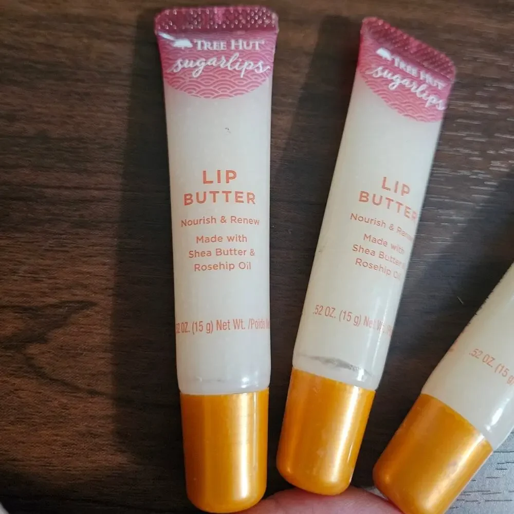 LOT of 3 Tree Hut Sugarlips Lip Butter ~ Nourish & Renew